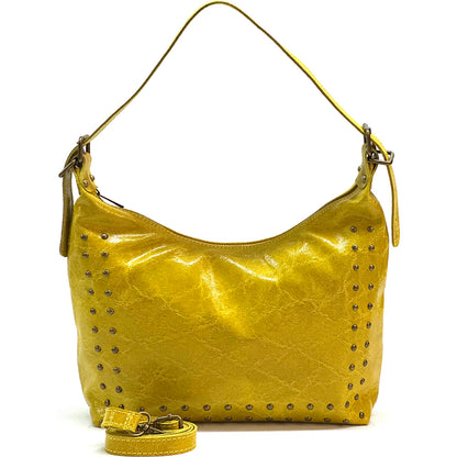 Riviera Leather Shoulder Bag - Made In Italy