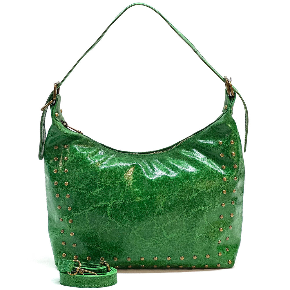 Riviera Leather Shoulder Bag - Made In Italy