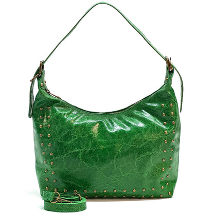 Riviera Leather Shoulder Bag - Made In Italy