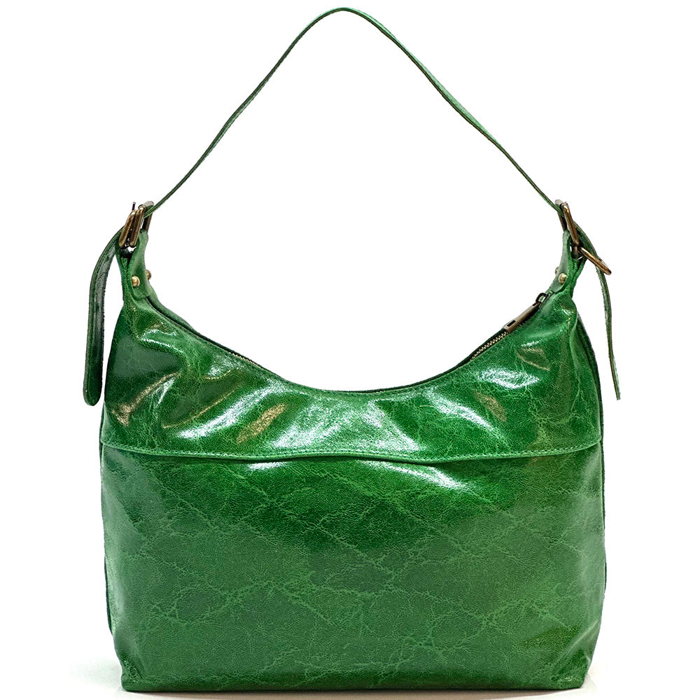 Riviera Leather Shoulder Bag - Made In Italy