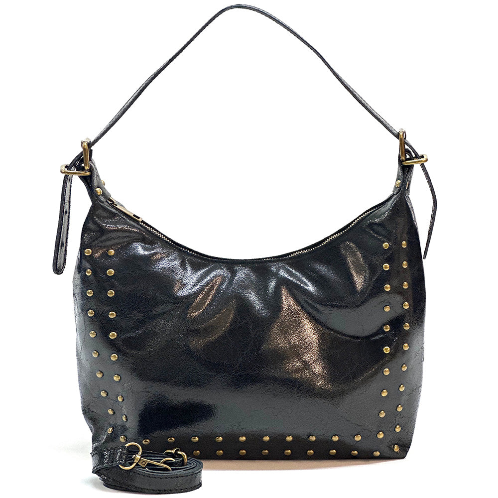 Riviera Leather Shoulder Bag - Made In Italy