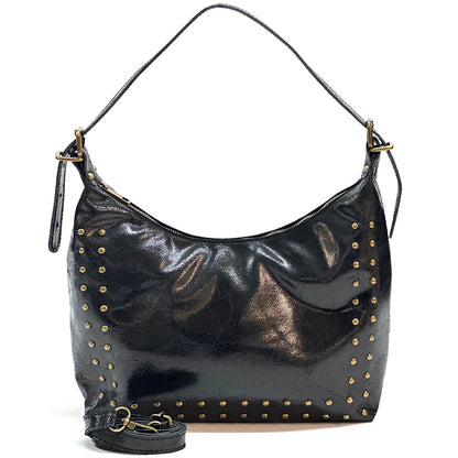 Riviera Leather Shoulder Bag - Made In Italy
