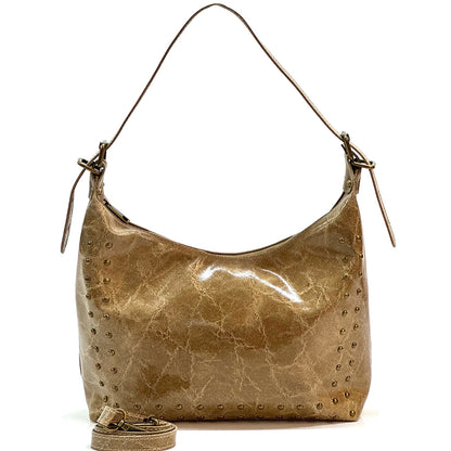 Riviera Leather Shoulder Bag - Made In Italy