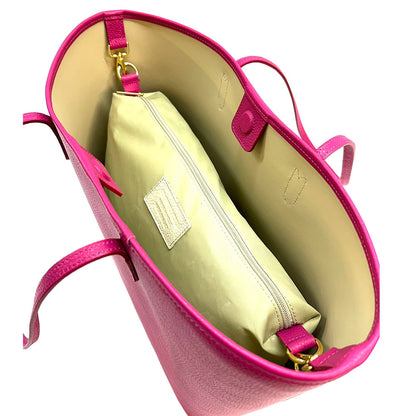 Penelope Tote Italian Leather Handbag - Made In Italy