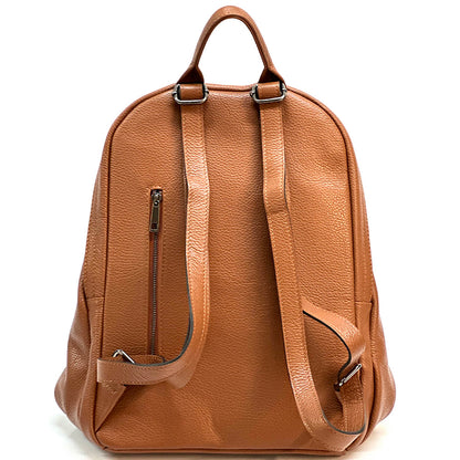Luce leather backpack - Made In Italy