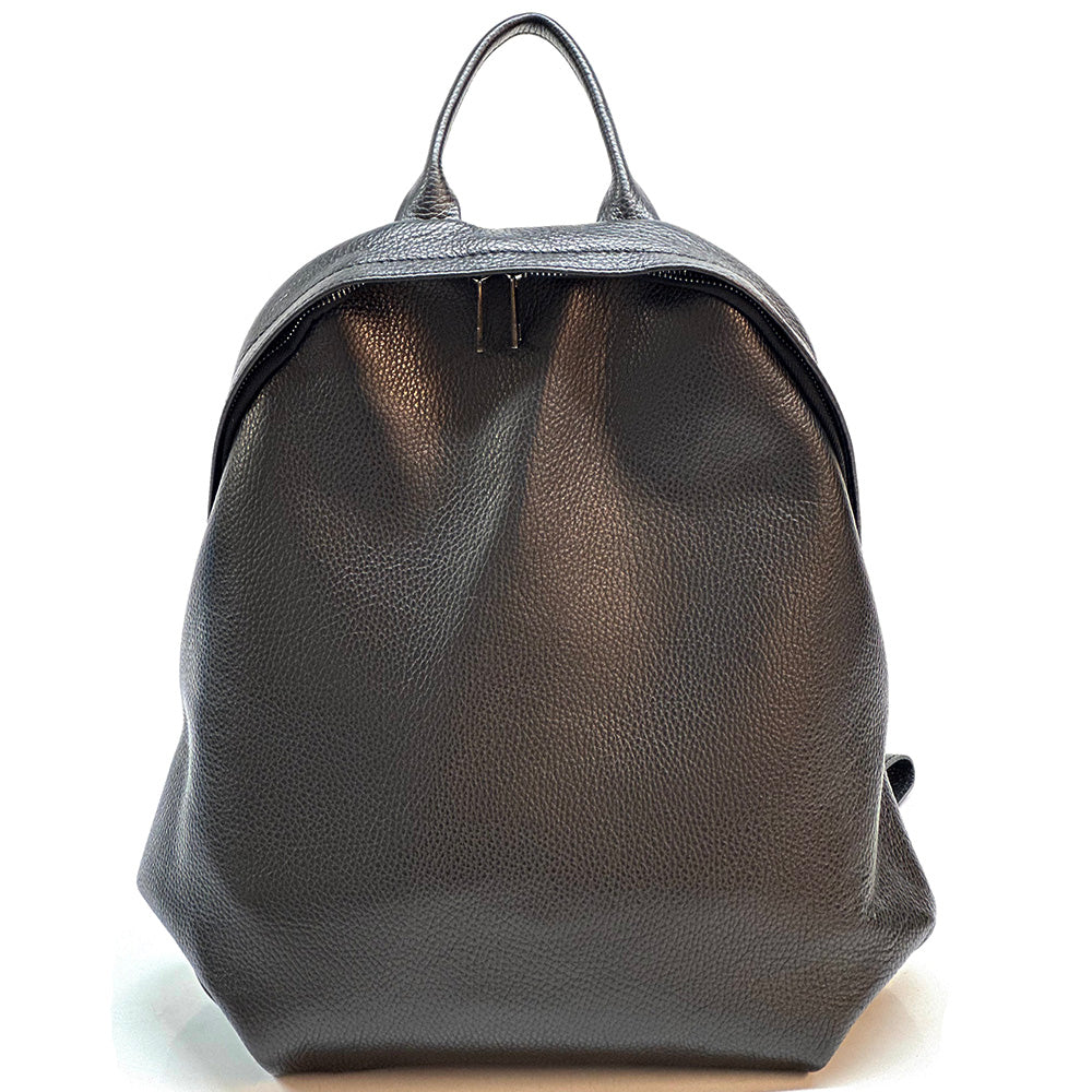 Luce leather backpack - Made In Italy