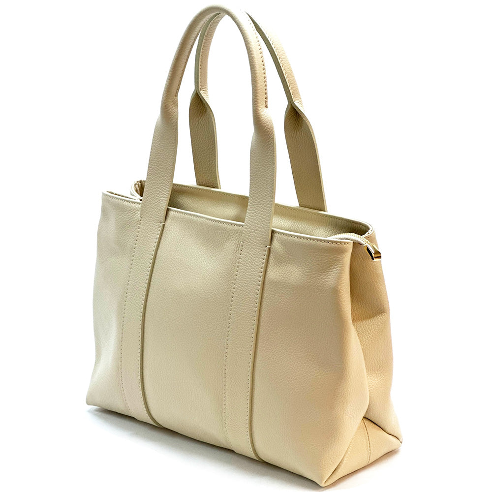 Vita Italian Leather Tote Bag - Made In Italy