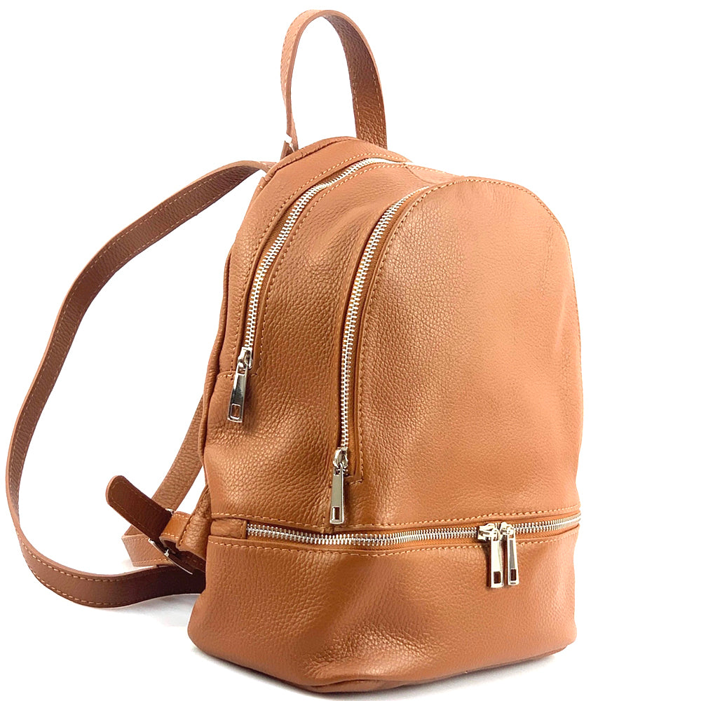 Lorella Leather Backpack - Made In Italy