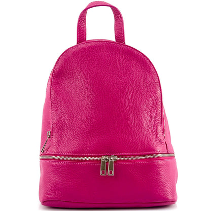 Lorella Leather Backpack - Made In Italy
