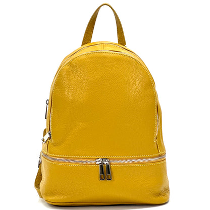Lorella Leather Backpack - Made In Italy