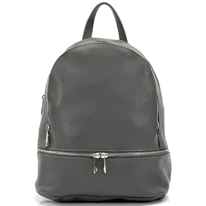 Lorella Leather Backpack - Made In Italy