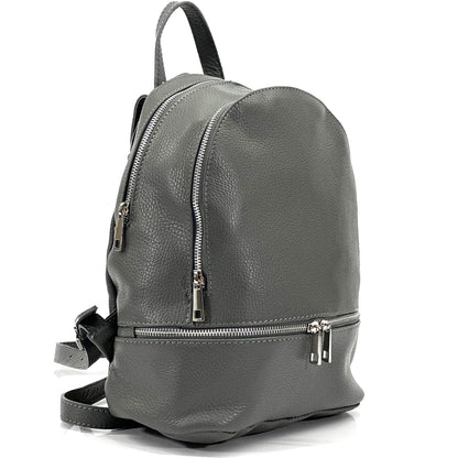 Lorella Leather Backpack - Made In Italy