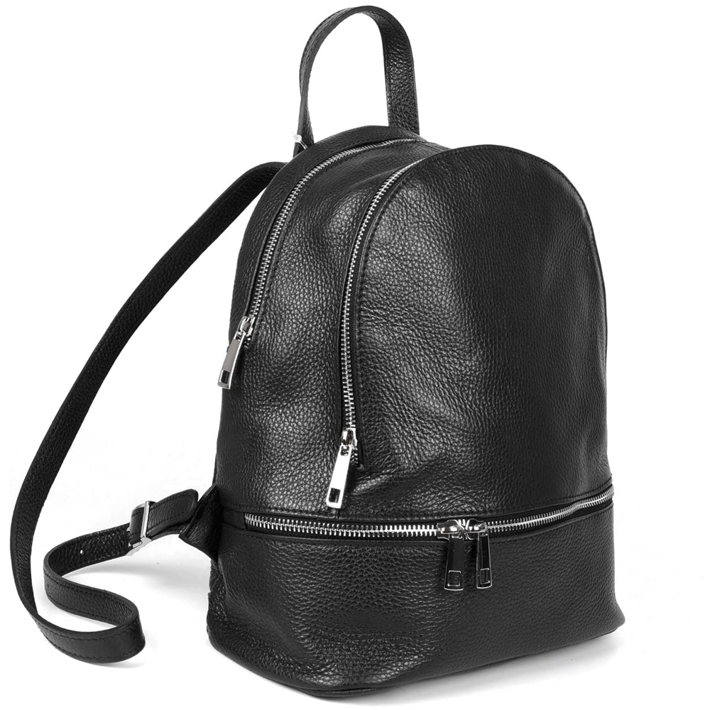Lorella Leather Backpack - Made In Italy