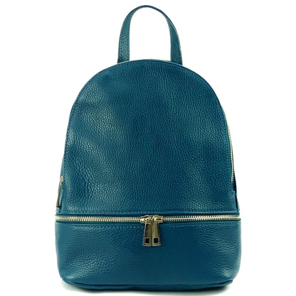 Lorella Leather Backpack - Made In Italy