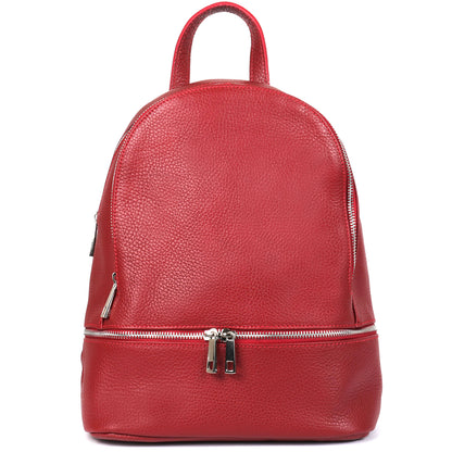 Lorella Leather Backpack - Made In Italy