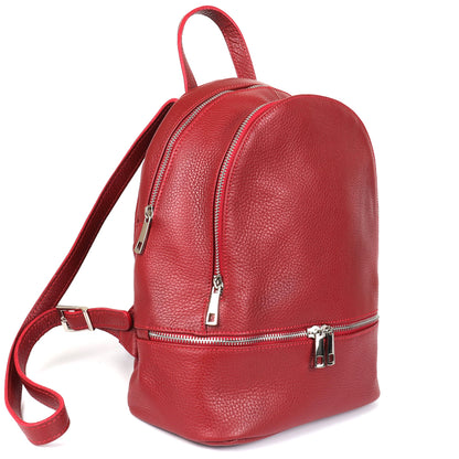 Lorella Leather Backpack - Made In Italy
