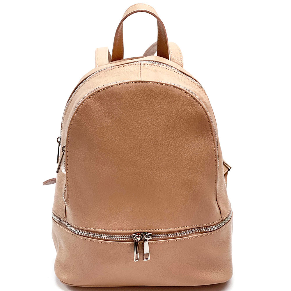 Lorella Leather Backpack - Made In Italy