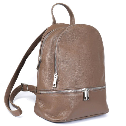 Lorella Leather Backpack - Made In Italy