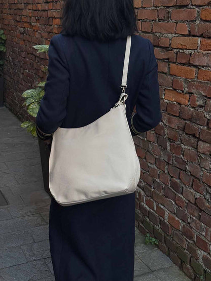 Amica Leather Shoulder Bag - Made In Italy