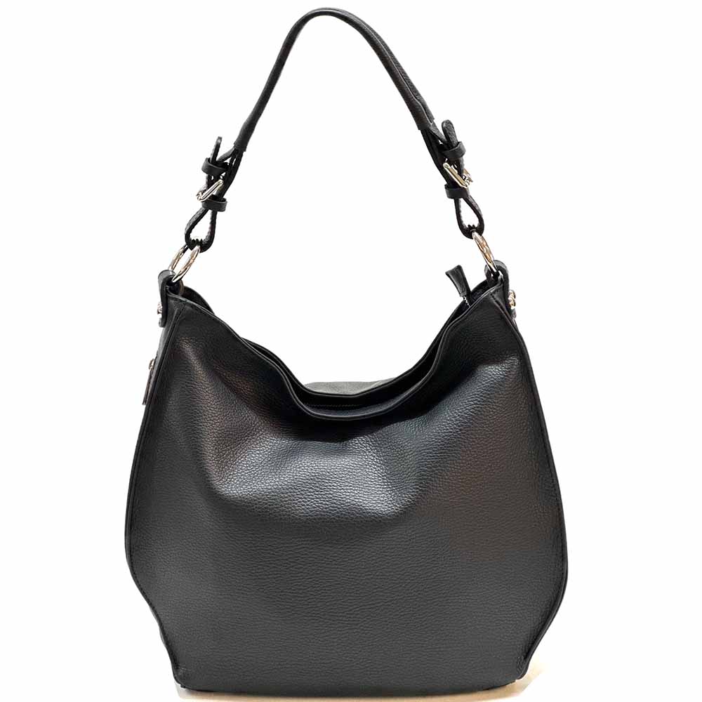 Amica Leather Shoulder Bag - Made In Italy