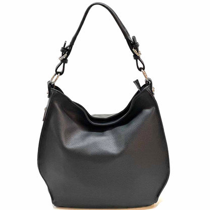 Amica Leather Shoulder Bag - Made In Italy