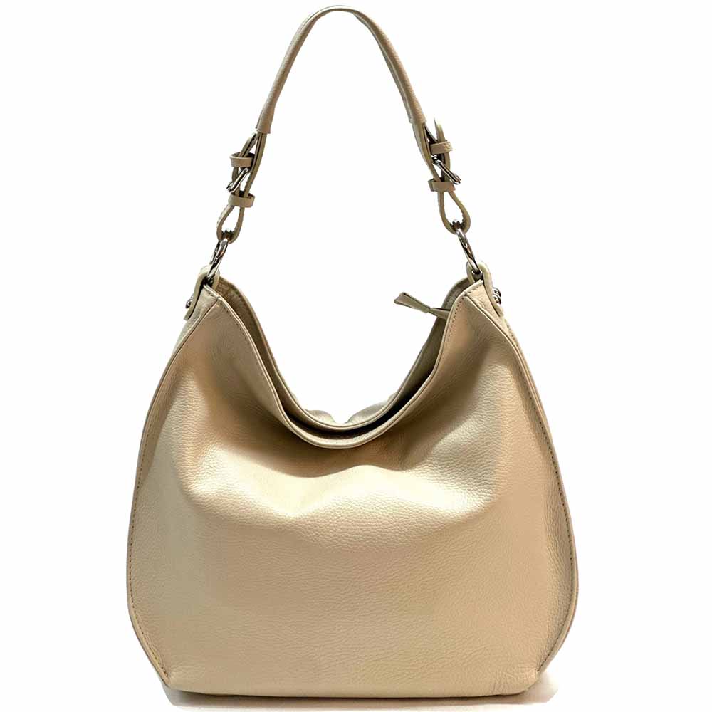 Amica Leather Shoulder Bag - Made In Italy