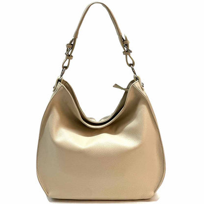 Amica Leather Shoulder Bag - Made In Italy