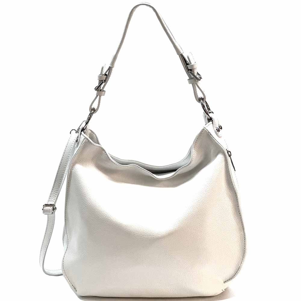 Amica Leather Shoulder Bag - Made In Italy