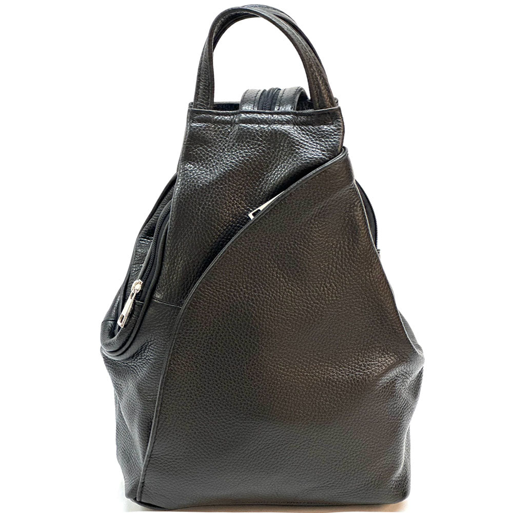 Dina Cow Leather Backpack Versatile and Stylish - Made In Italy