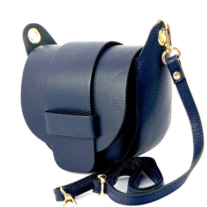 Liliana Italian Mini Leather Crossbody Bag - Made In Italy