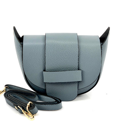 Liliana Italian Mini Leather Crossbody Bag - Made In Italy
