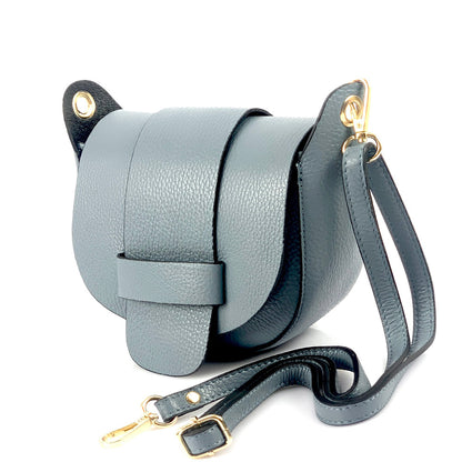 Liliana Italian Mini Leather Crossbody Bag - Made In Italy
