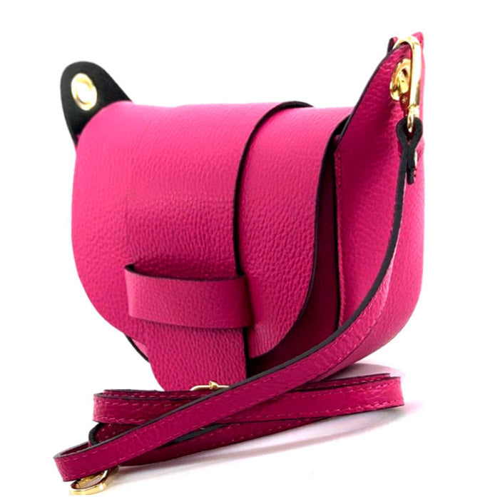 Liliana Italian Mini Leather Crossbody Bag - Made In Italy