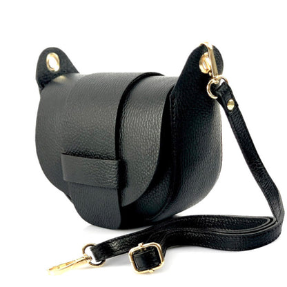 Liliana Italian Mini Leather Crossbody Bag - Made In Italy
