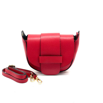 Liliana Italian Mini Leather Crossbody Bag - Made In Italy