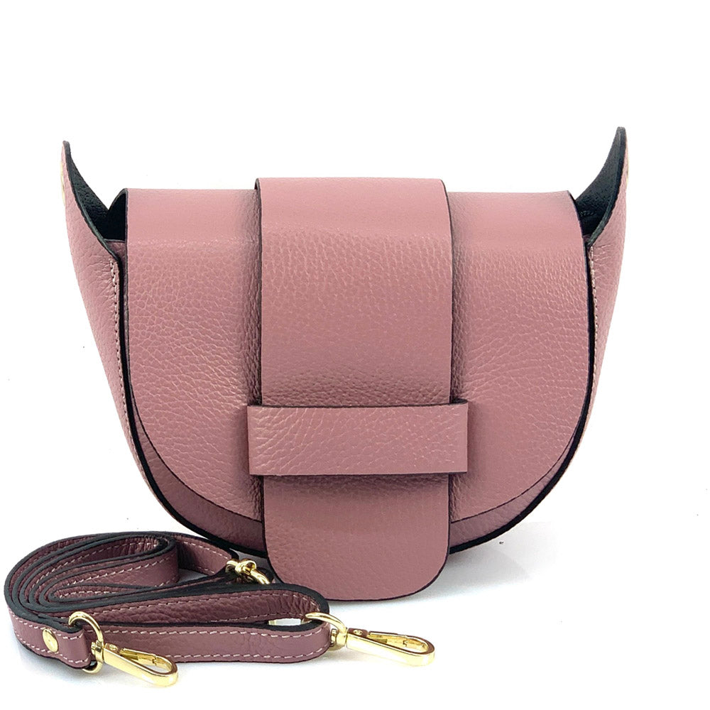 Liliana Italian Mini Leather Crossbody Bag - Made In Italy
