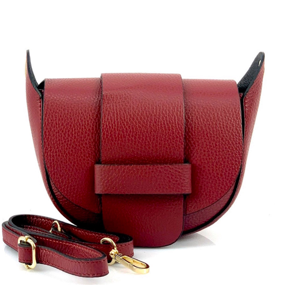 Liliana Italian Mini Leather Crossbody Bag - Made In Italy