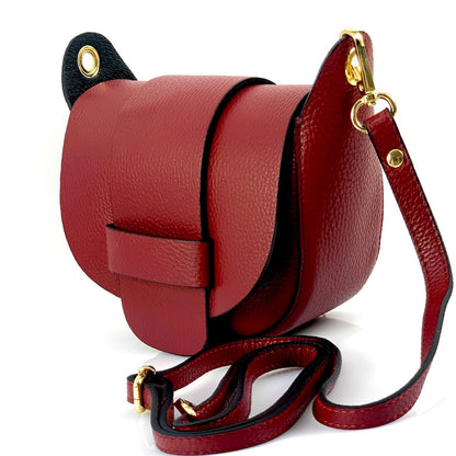 Liliana Italian Mini Leather Crossbody Bag - Made In Italy