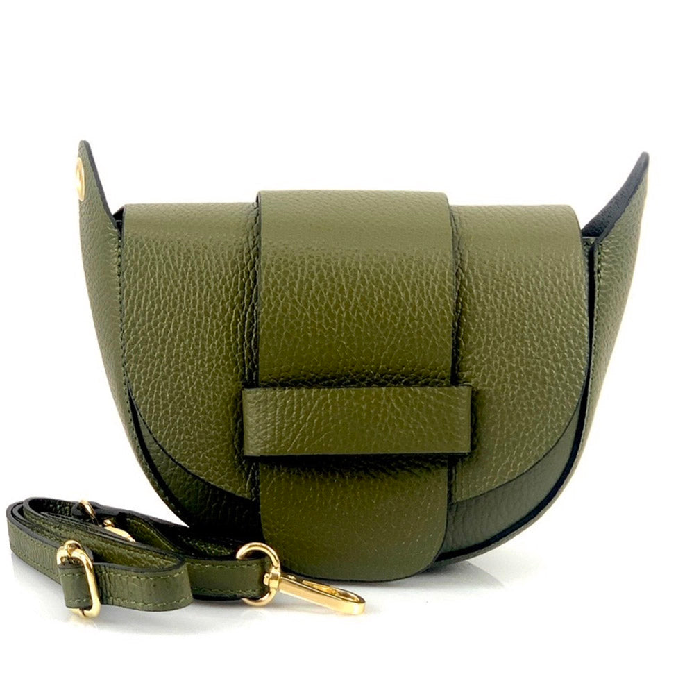 Liliana Italian Mini Leather Crossbody Bag - Made In Italy