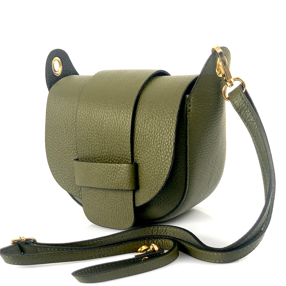 Liliana Italian Mini Leather Crossbody Bag - Made In Italy