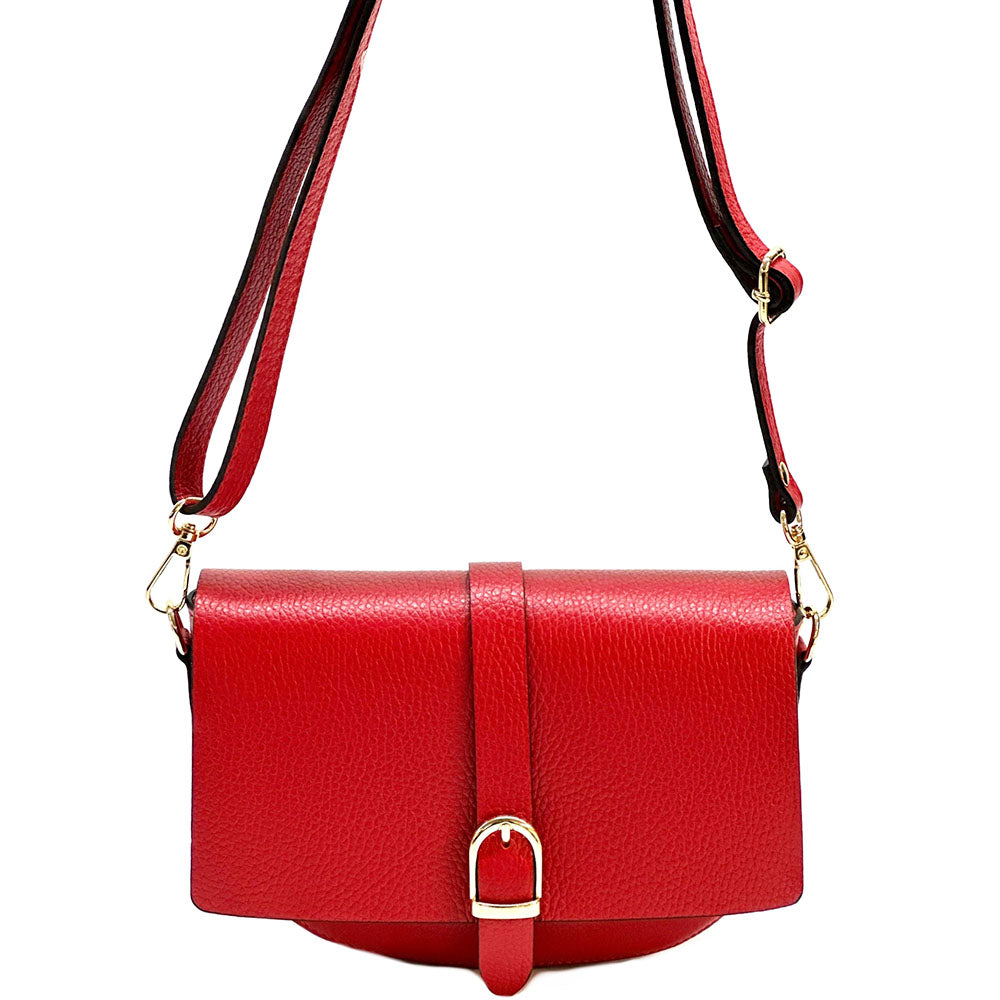 Vala Leather Crossbody Bag - Made In Italy