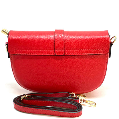Vala Leather Crossbody Bag - Made In Italy