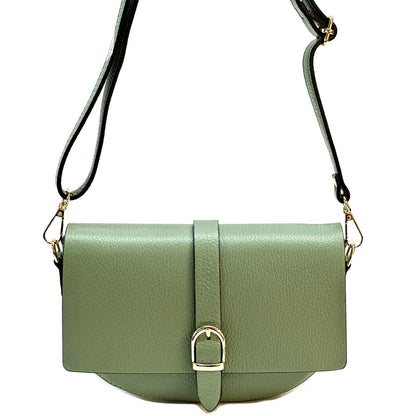 Vala Leather Crossbody Bag - Made In Italy