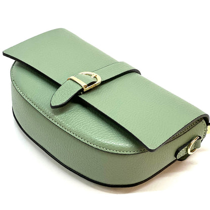 Vala Leather Crossbody Bag - Made In Italy