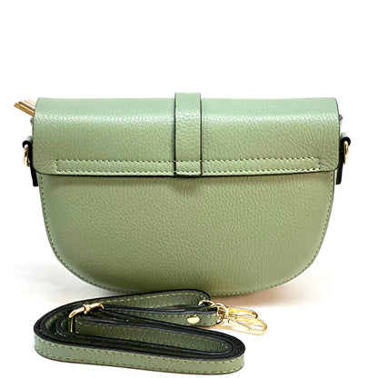 Vala Leather Crossbody Bag - Made In Italy