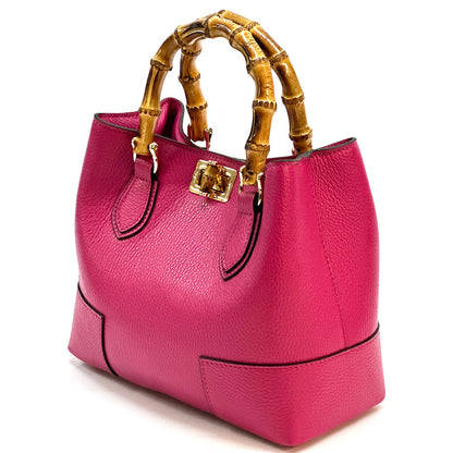 Fabrizia Small Leather Bag - Made In Italy