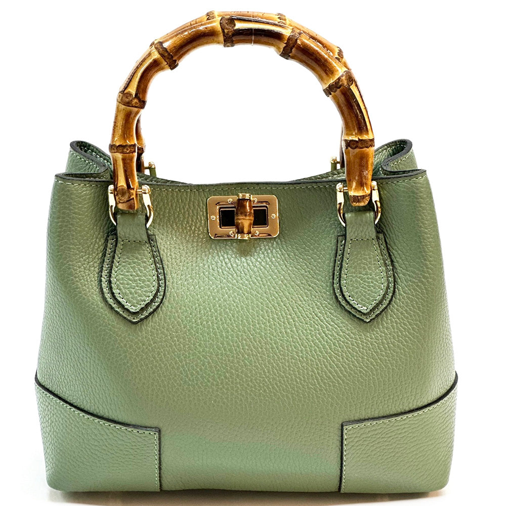 Fabrizia Small Leather Bag - Made In Italy