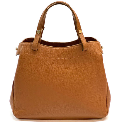 Siena Elegant Italian Leather Handbag - Made In Italy
