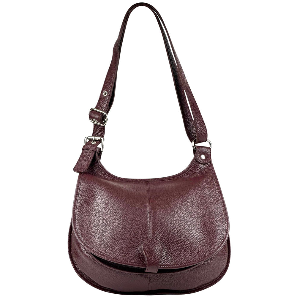 Stella Leather Cross-body Bag - Made In Italy
