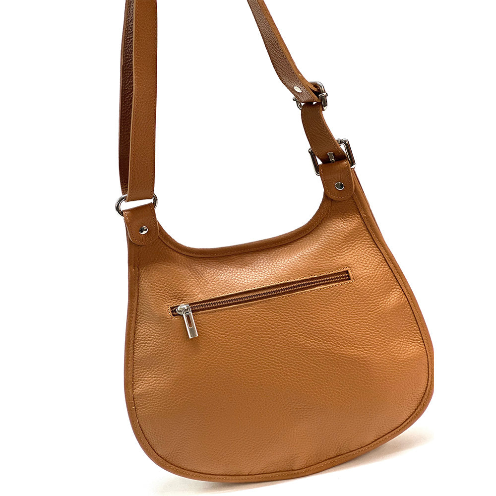Stella Leather Cross-body Bag - Made In Italy